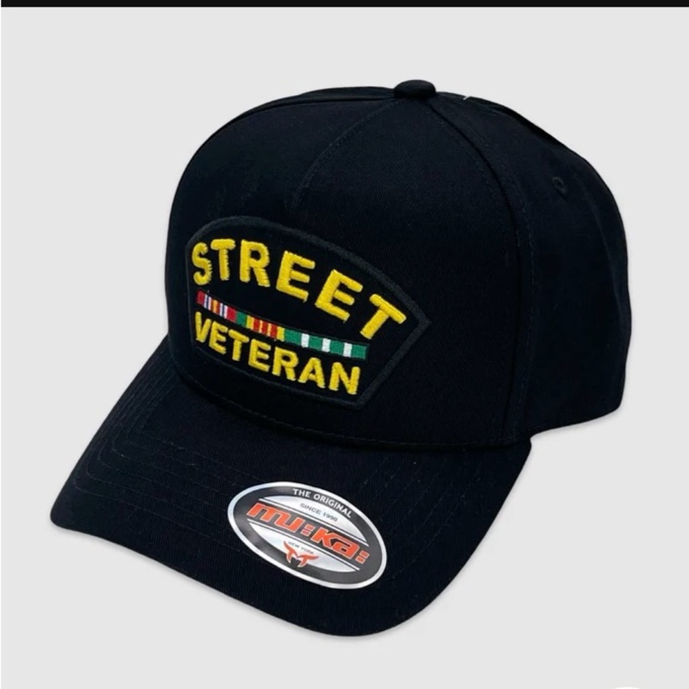 Street Veteran Snapback -Black